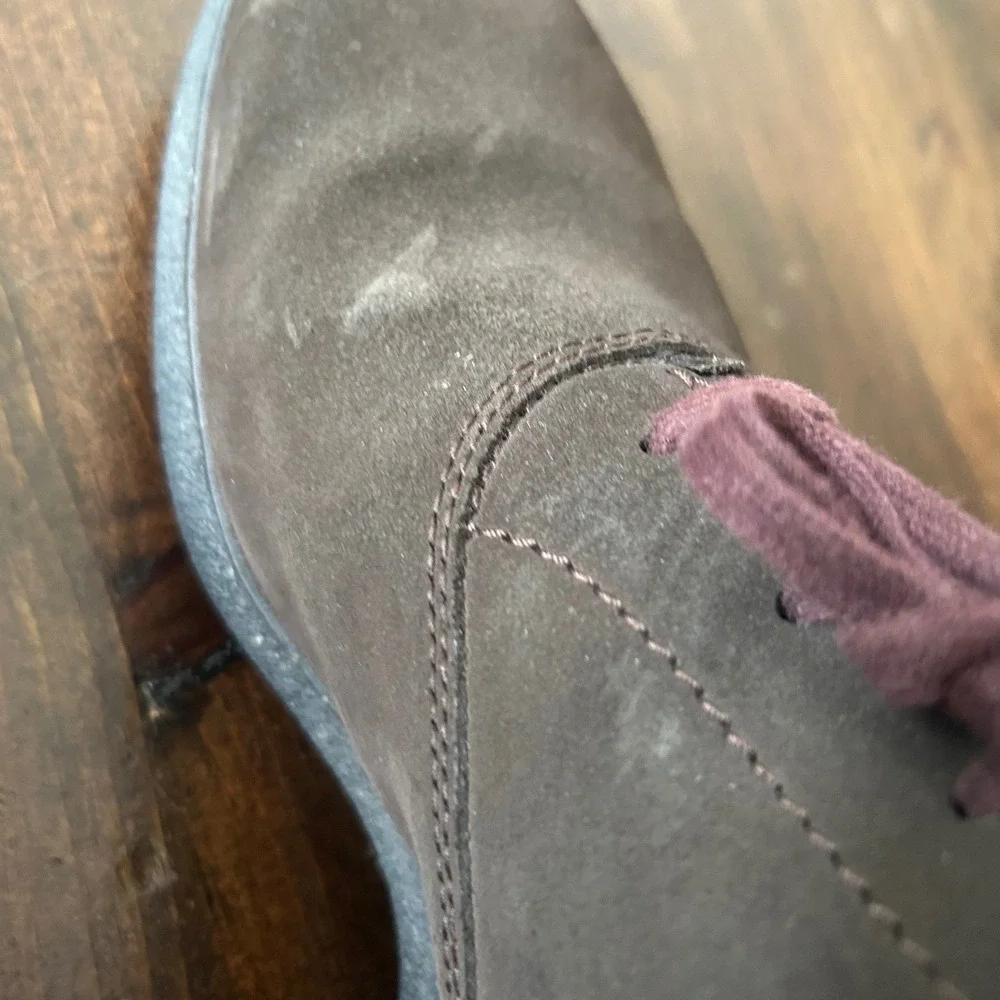 Tod's Chukka Boots Mens 7 Dark Brown Suede Lace Up Italian Leather Desert Luxury